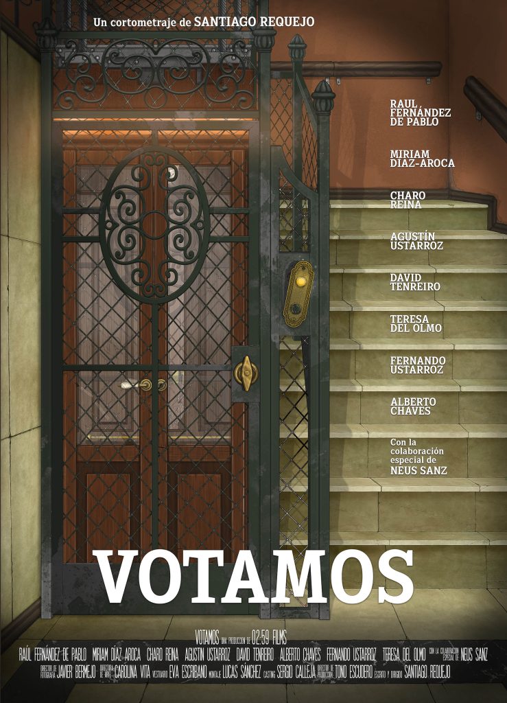 Póster del cortometraje "Votamos" de la shortlist de los Oscar 2023